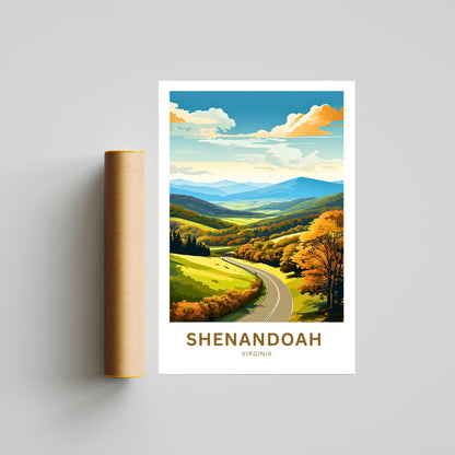 Shenandoah Travel Poster