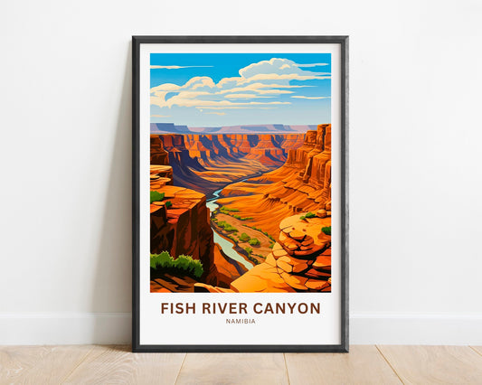 Fish River Canyon Travel Poster