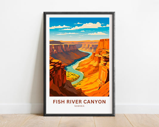 Fish River Canyon Travel Poster