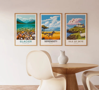 Serengeti Travel Poster