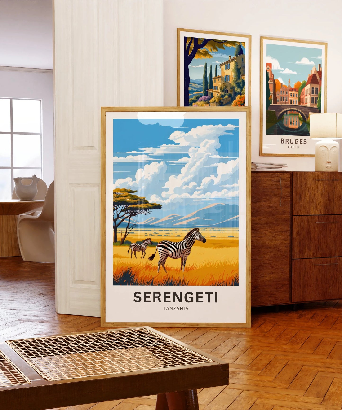 Serengeti Travel Poster