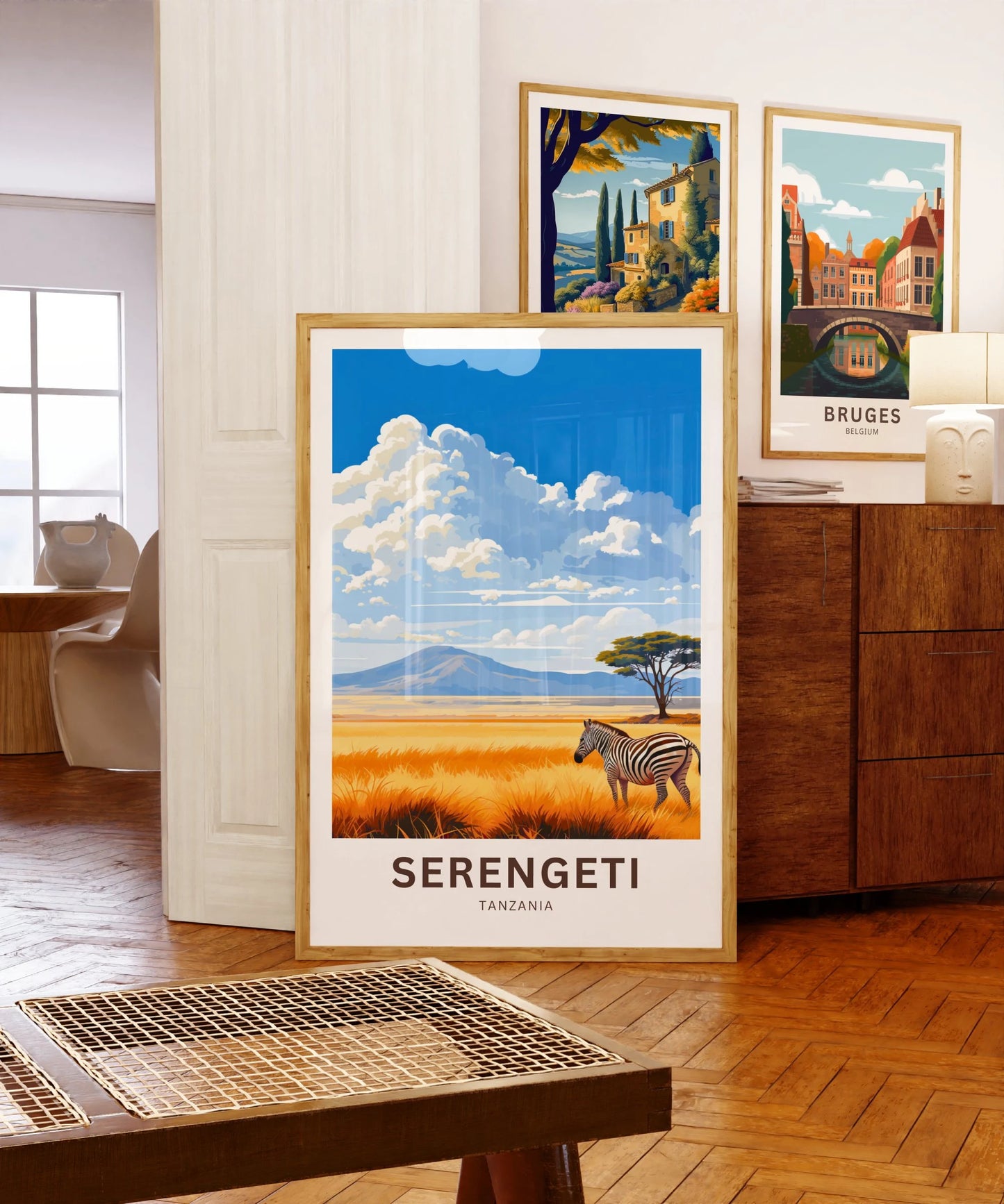 Serengeti Travel Poster