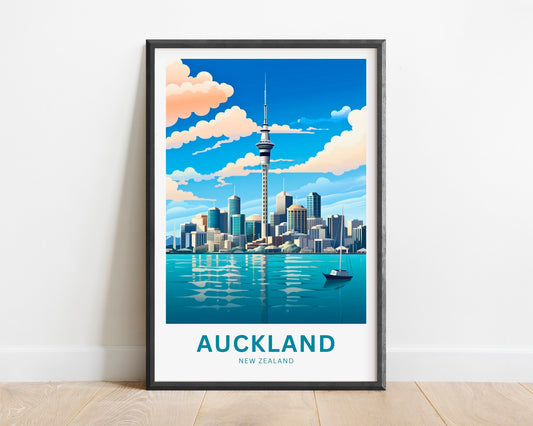 Auckland Travel Poster