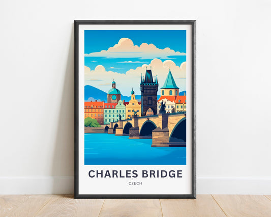 Charles Bridge Travel Poster