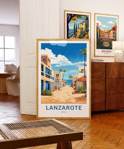 Lanzarote Travel Poster