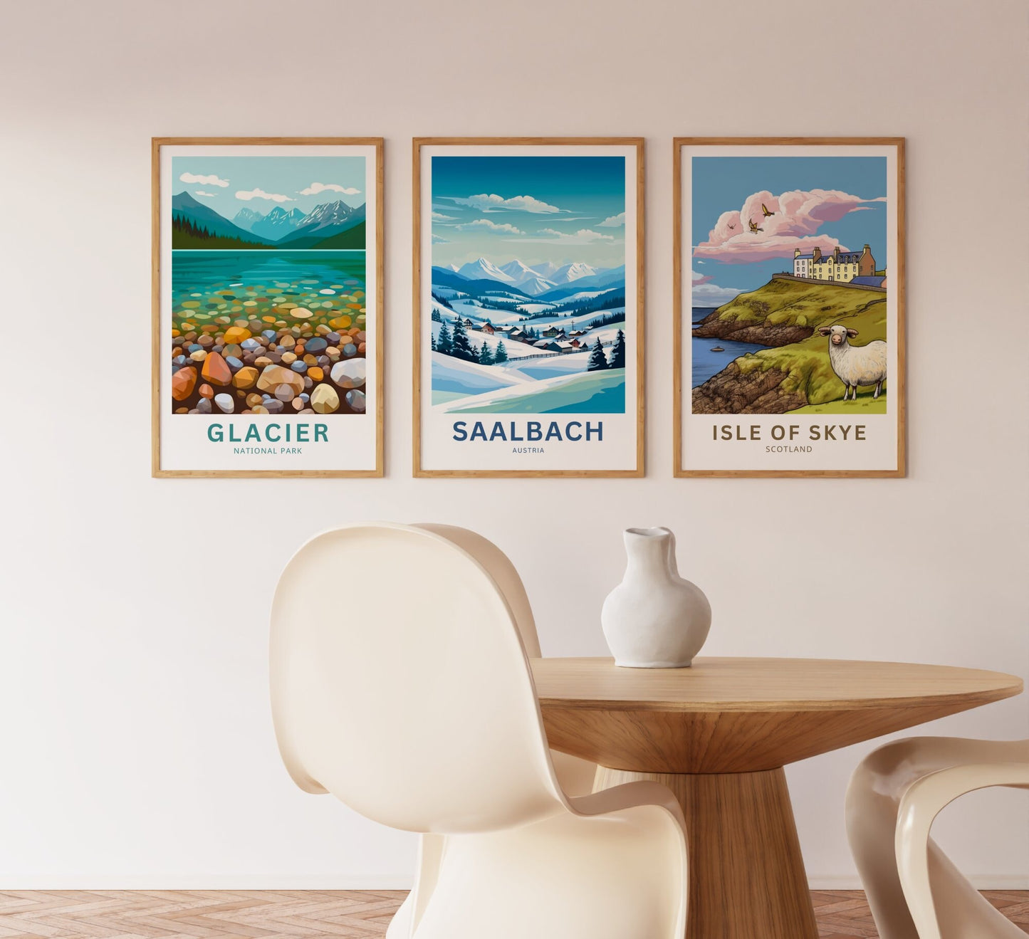 Saalbach Travel Poster