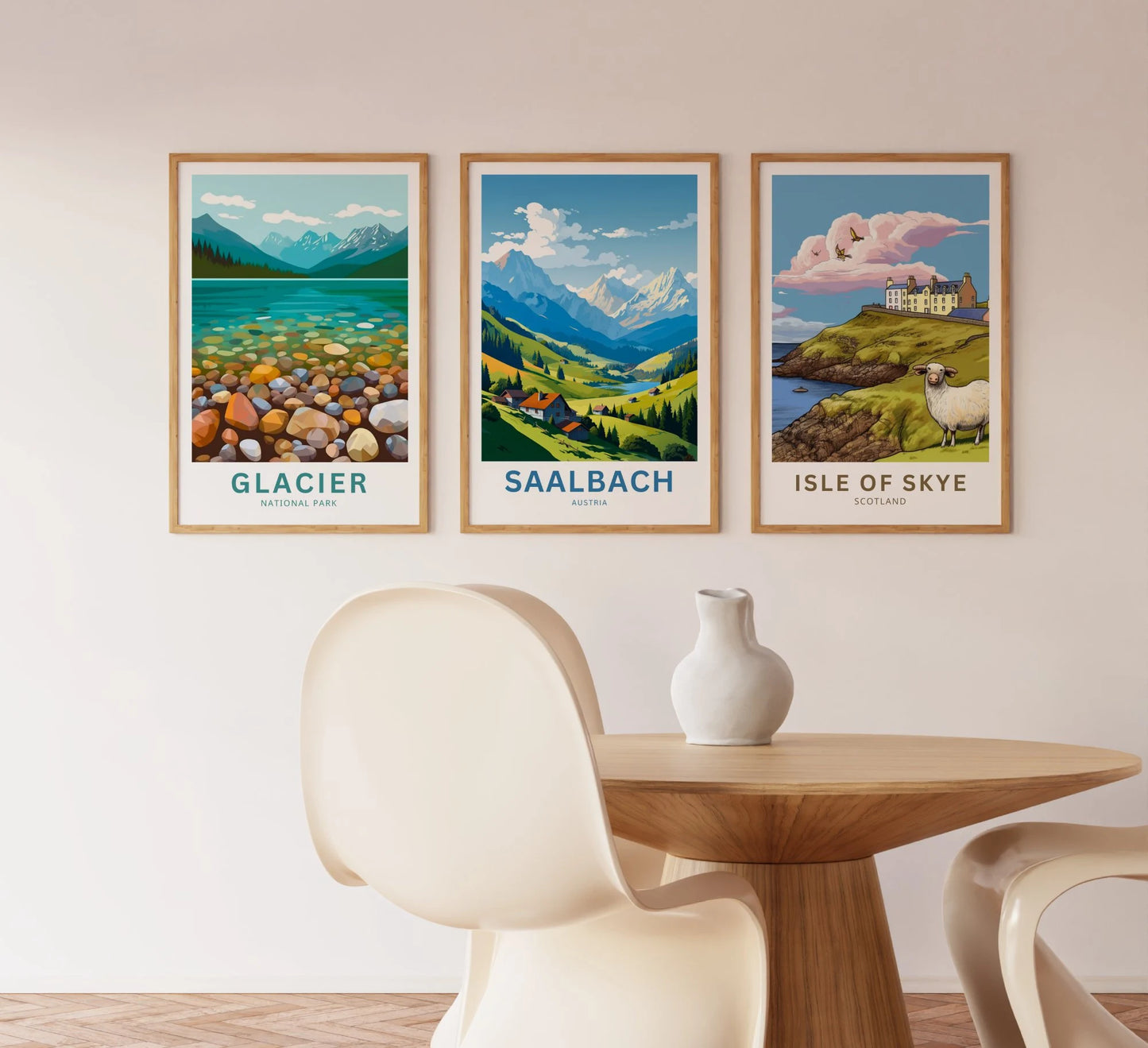 Saalbach Travel Poster