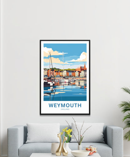 Weymouth Travel Poster