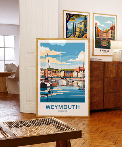 Weymouth Travel Poster