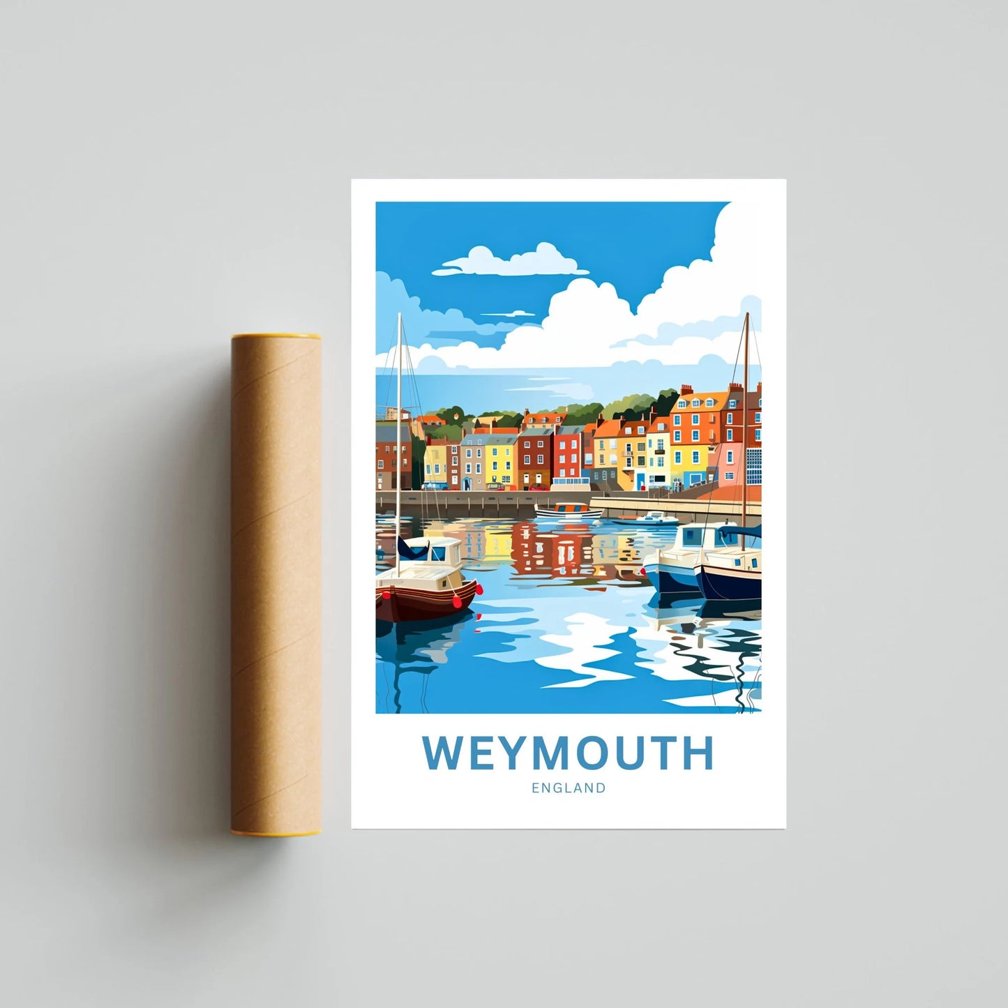 Weymouth Travel Poster