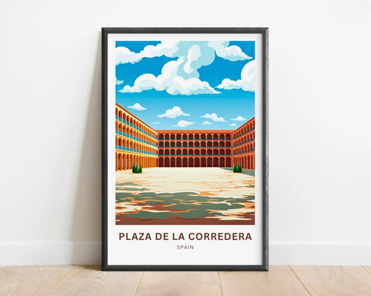 Plaza de la Corredera Travel Poster