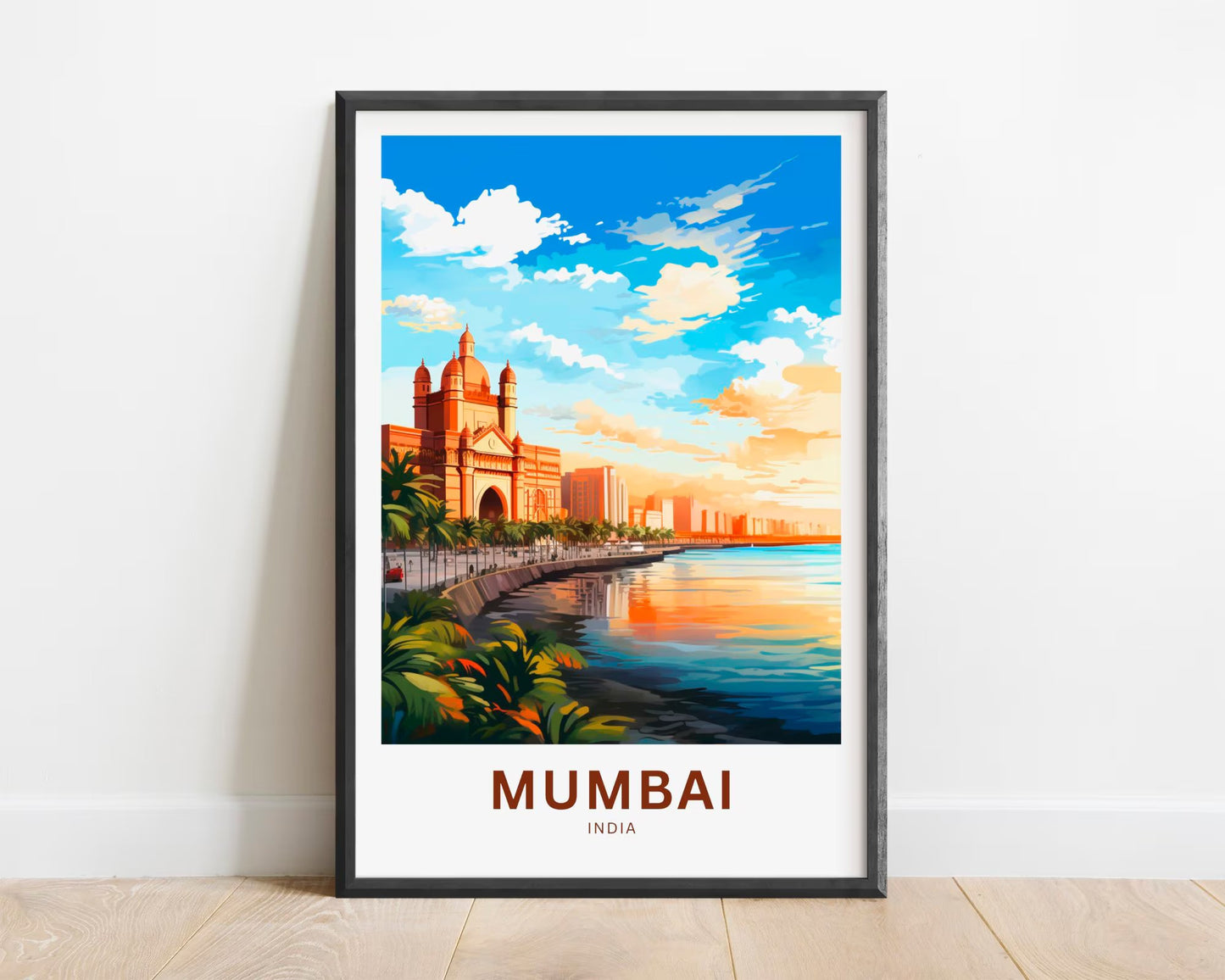 Mumbai Travel Poster