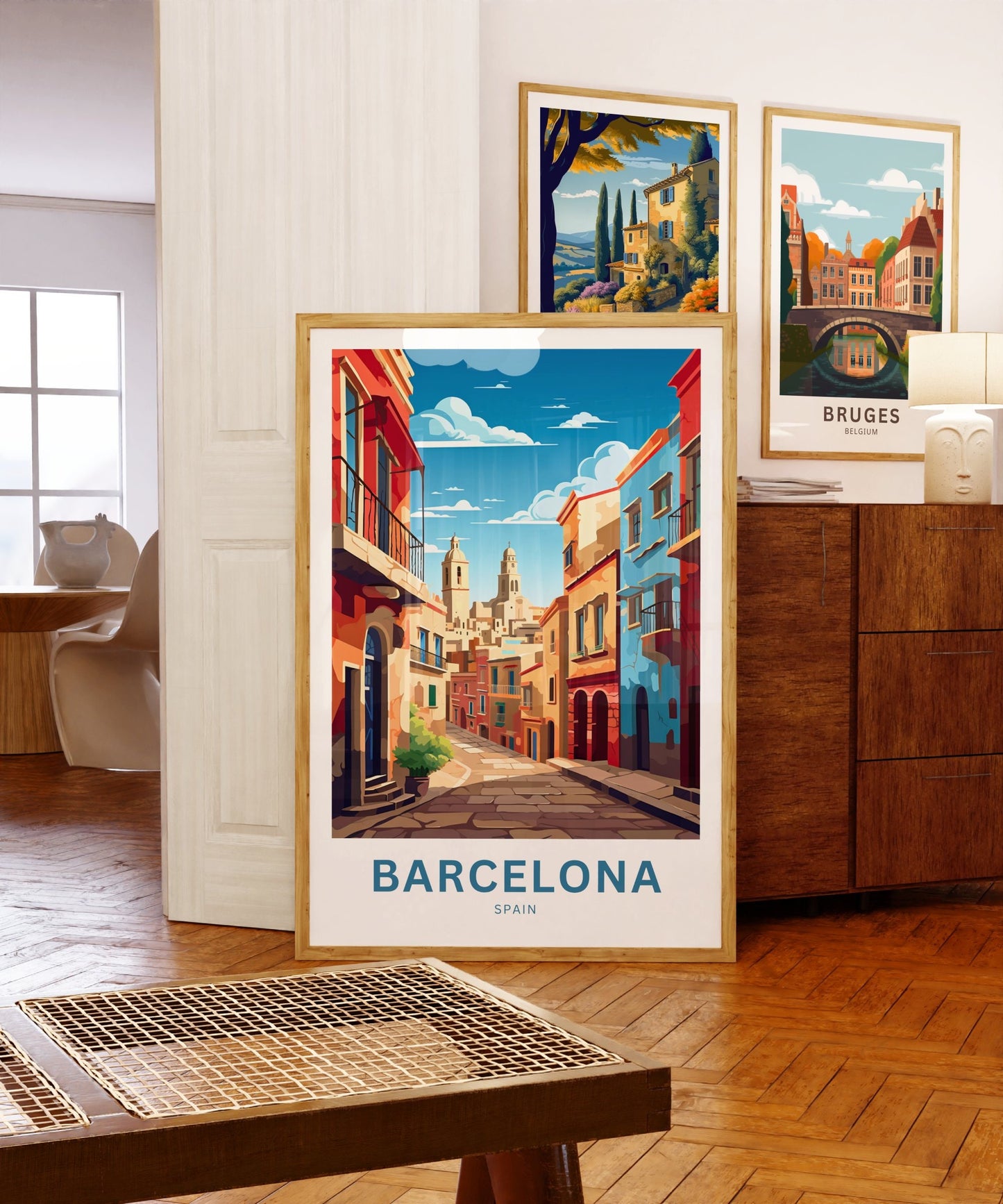 Barcelona Travel Poster