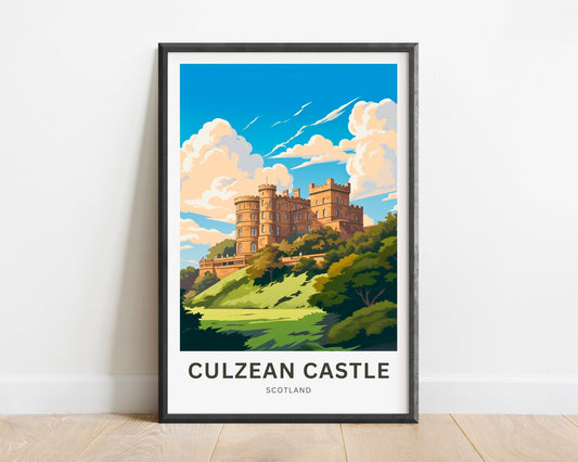 Culzean Travel Poster