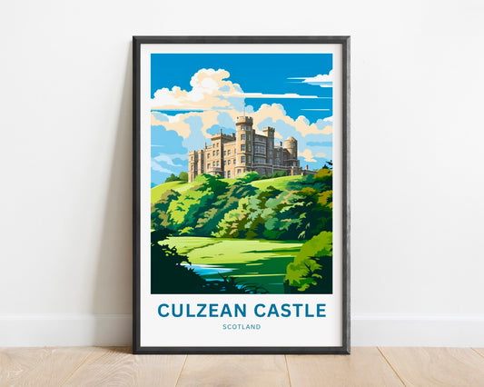 Culzean Travel Poster