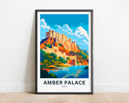 Amber Palace Travel Poster