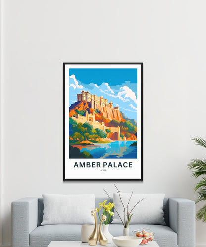 Amber Palace Travel Poster