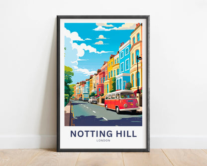 Notting Hill  Travel Poster