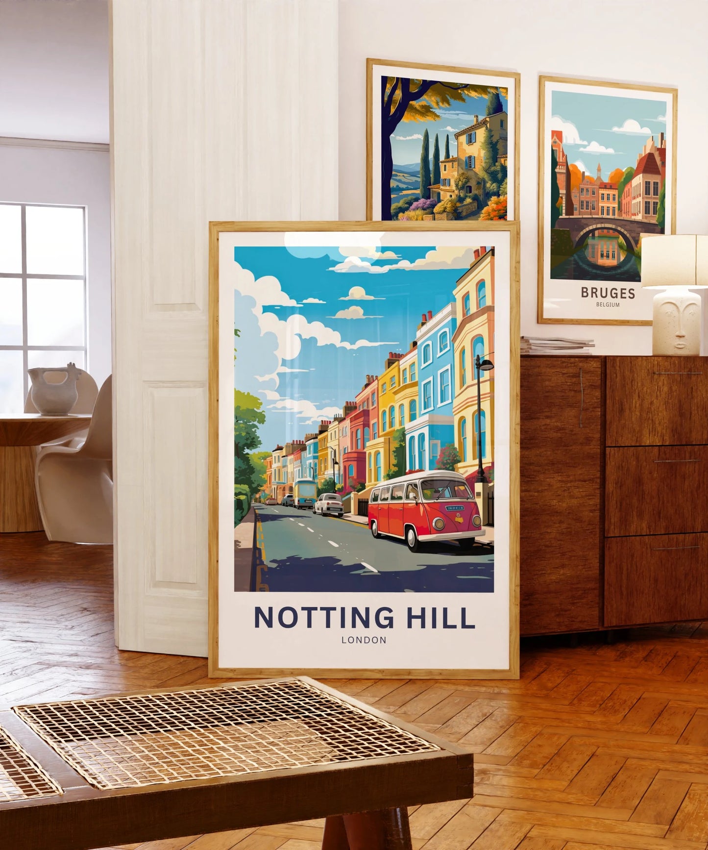 Notting Hill  Travel Poster