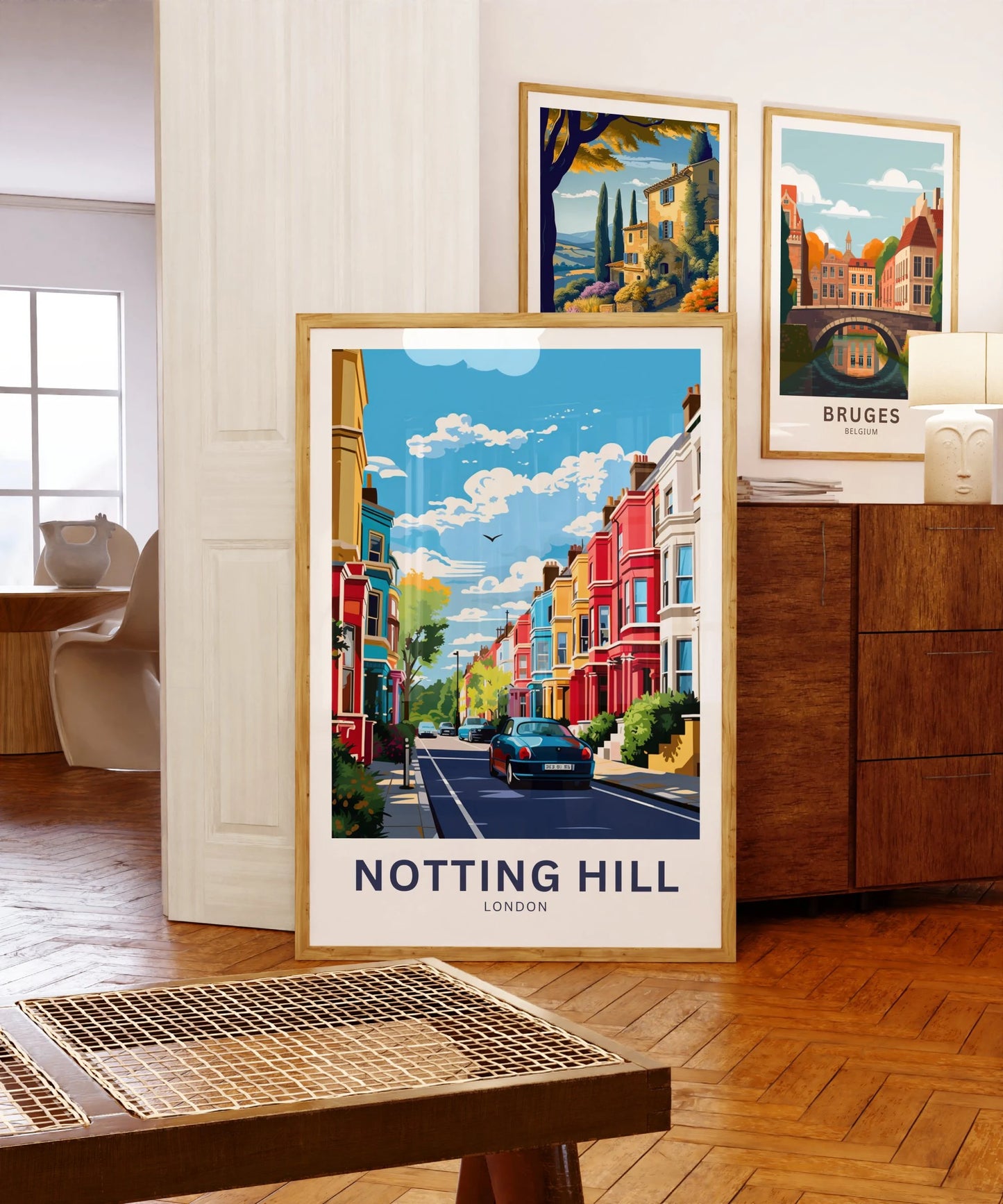 Notting Hill  Travel Poster