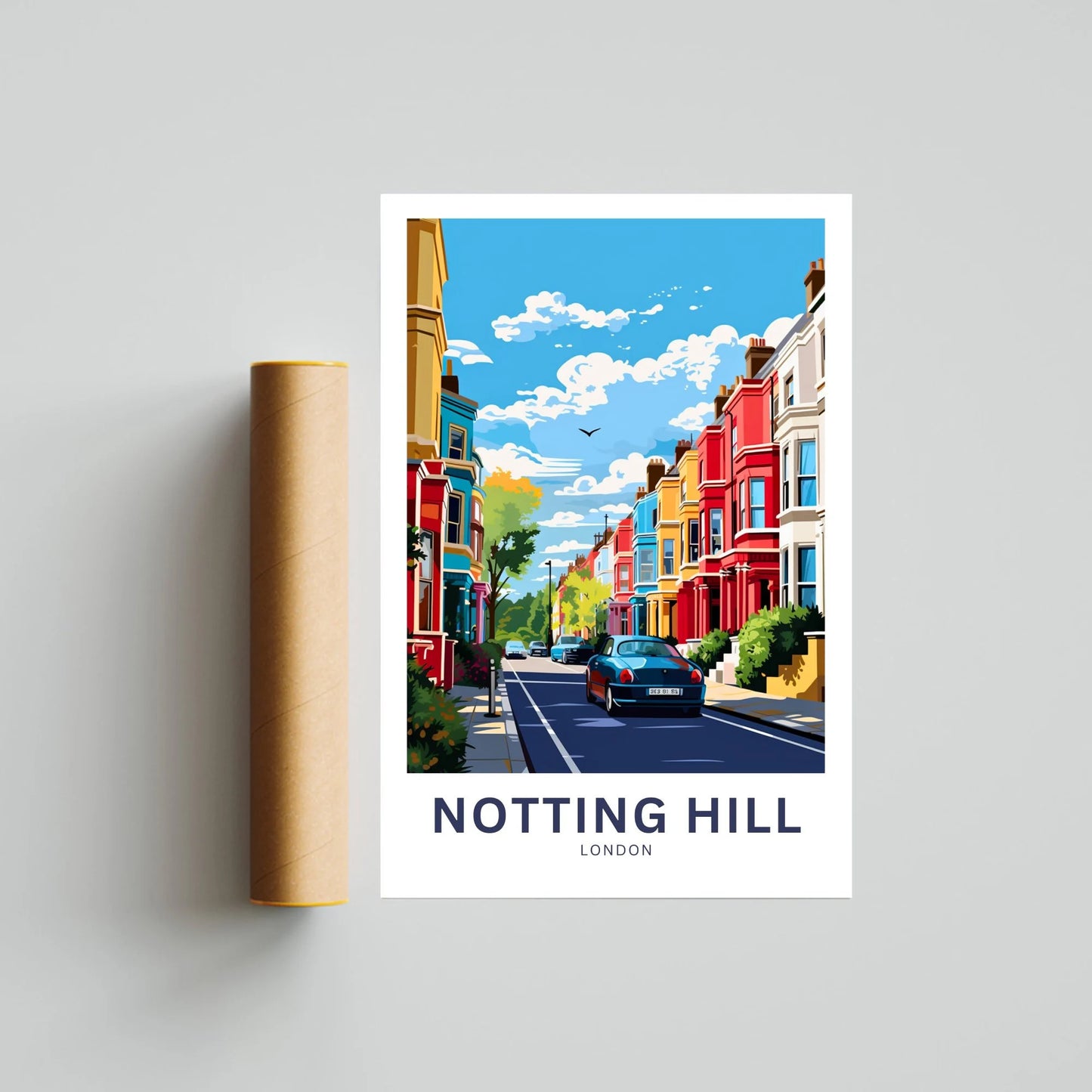 Notting Hill  Travel Poster