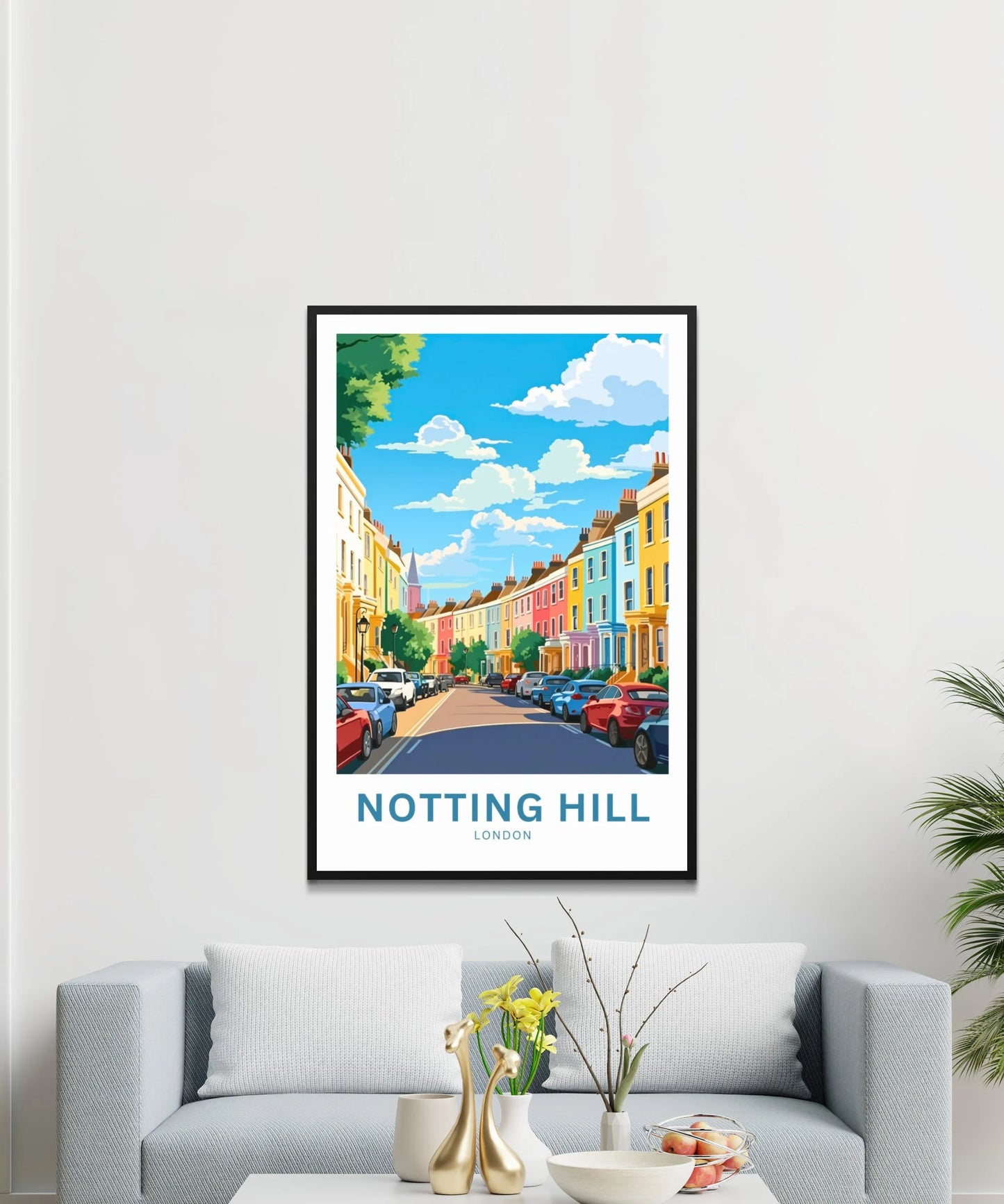 Notting Hill  Travel Poster