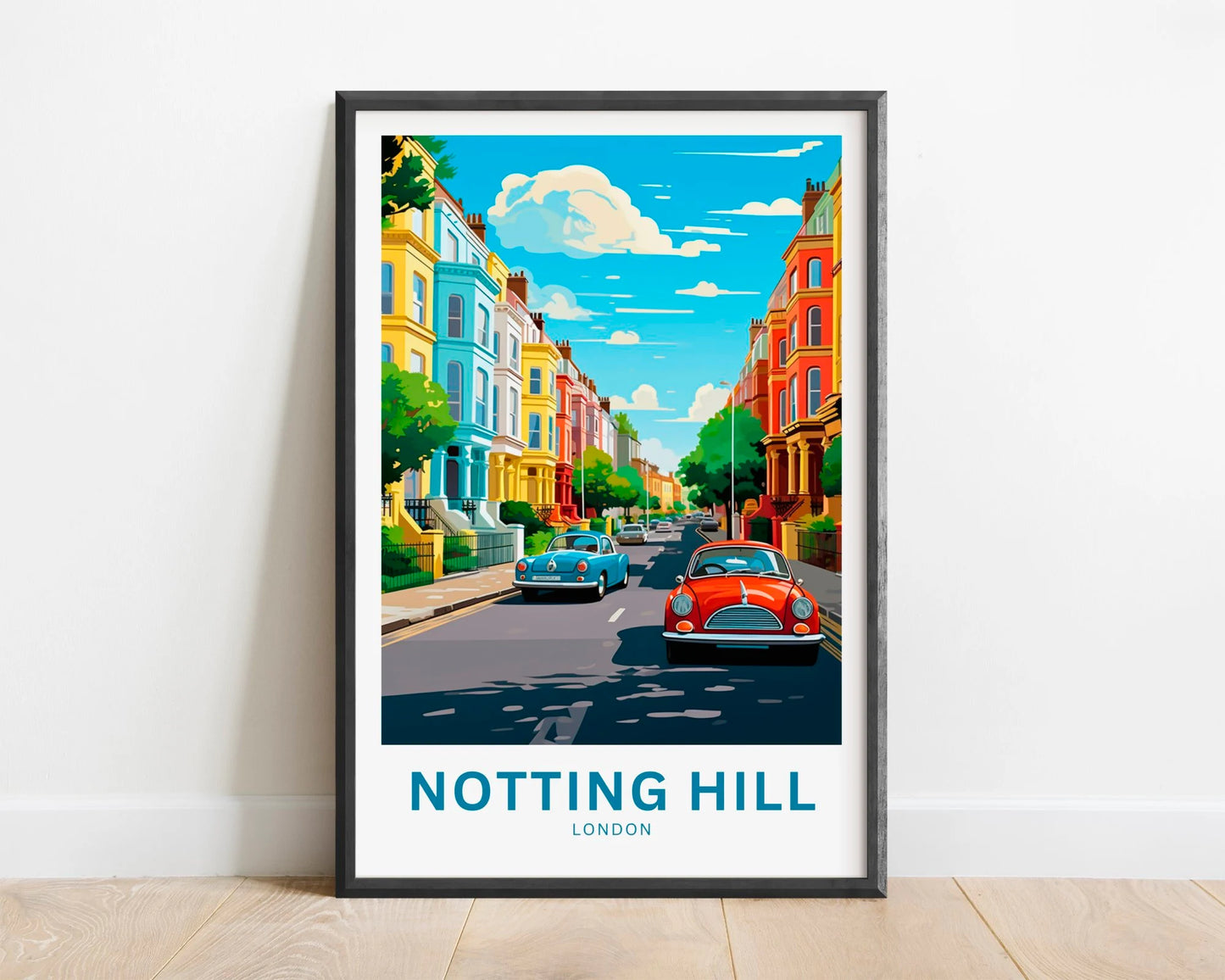 Notting Hill  Travel Poster