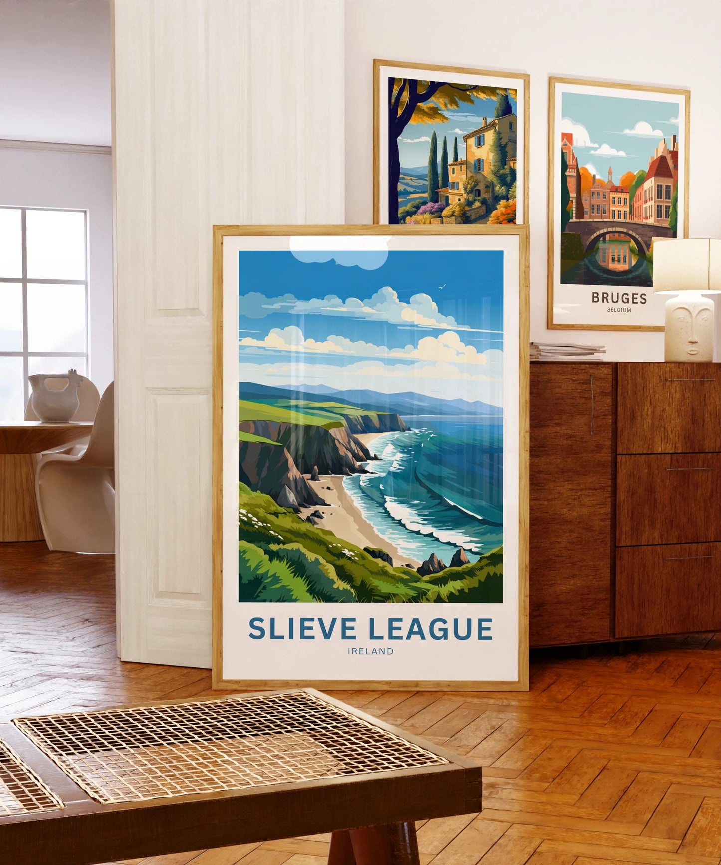 Slieve League Travel Poster