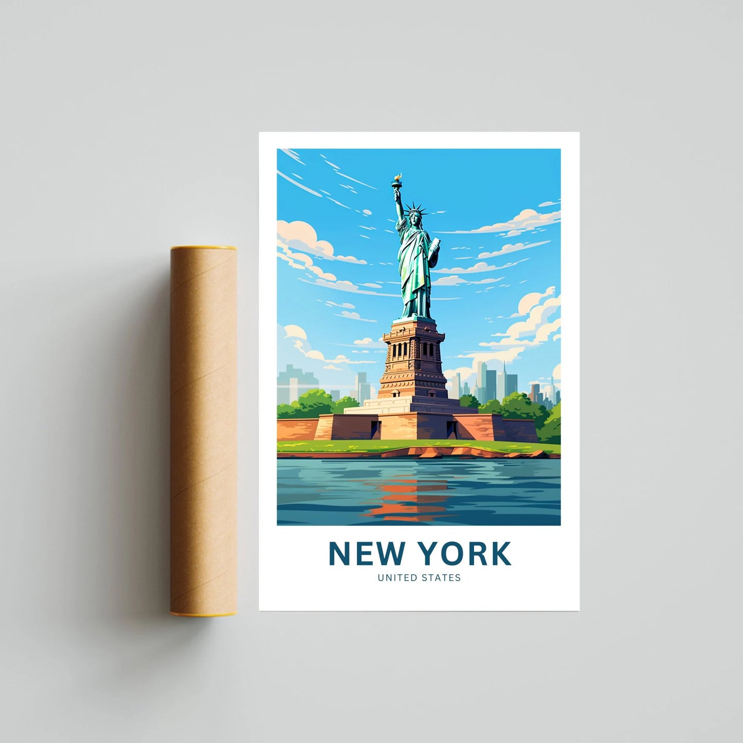 New York Travel Poster