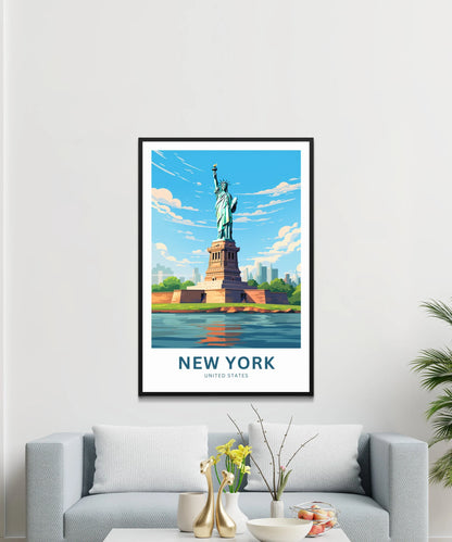 New York Travel Poster