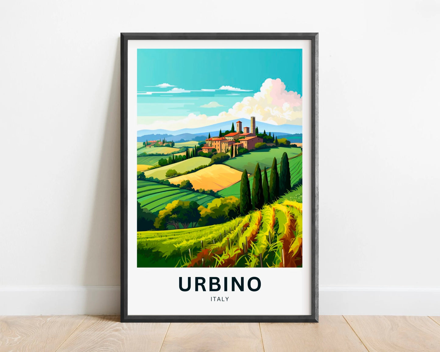 Urbino Travel Poster