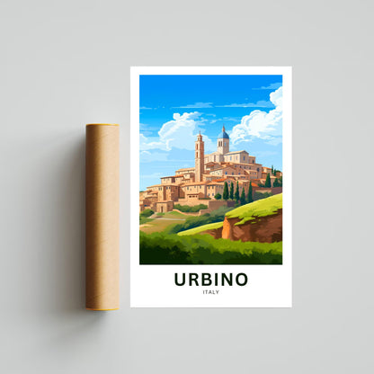 Urbino Travel Poster