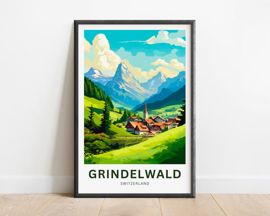 Grindelwald Travel Poster
