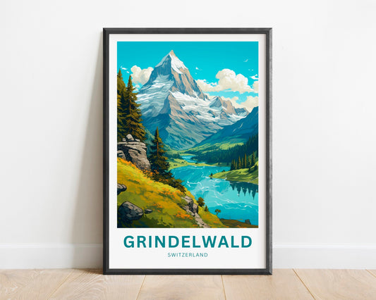 Grindelwald Travel Poster