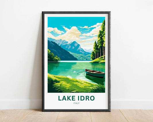 Lake Idro Travel Poster