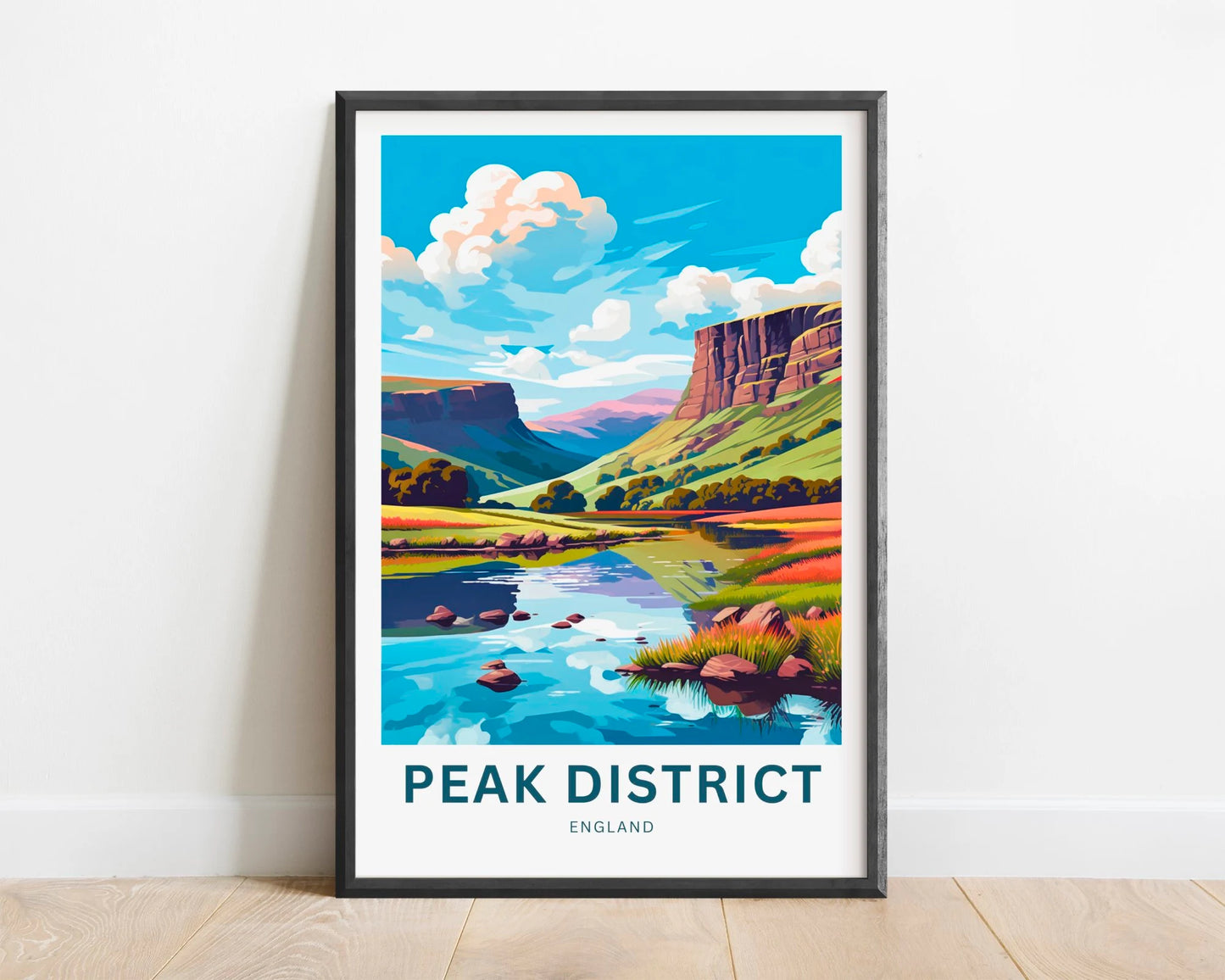 Peak District Travel Poster