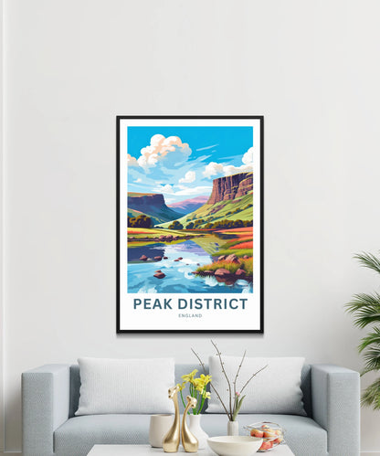 Peak District Travel Poster