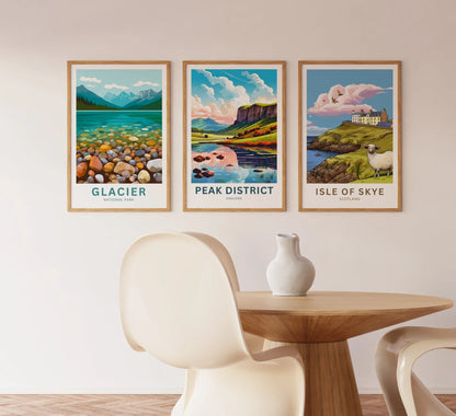 Peak District Travel Poster