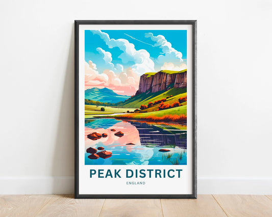 Peak District Travel Poster