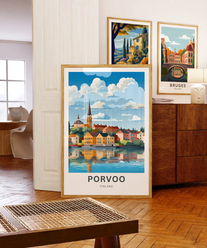 Porvoo Travel Poster