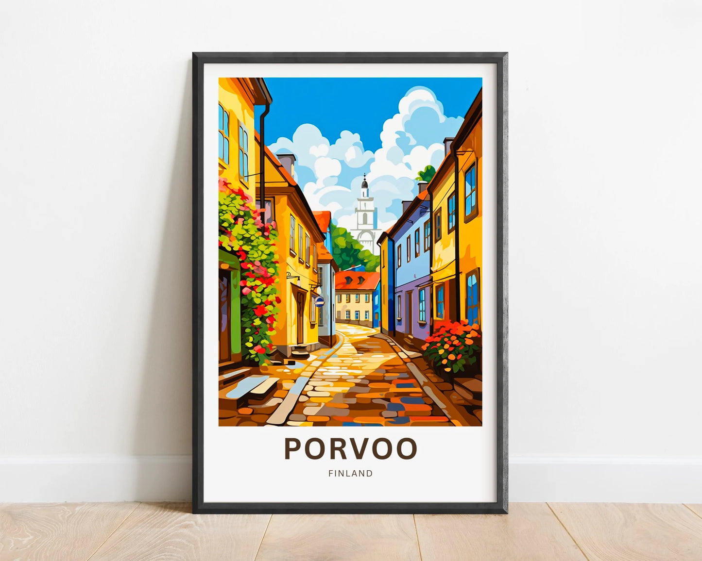 Porvoo Travel Poster