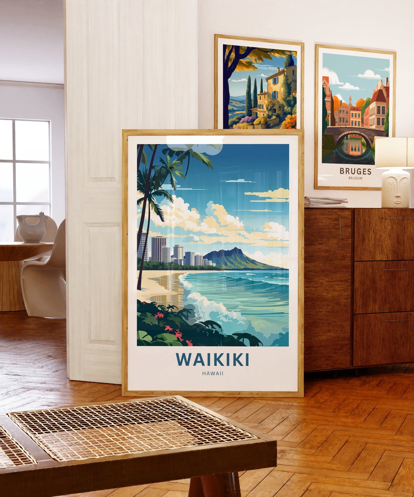 Waikiki Travel Poster