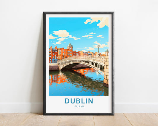 Dublin Travel Poster