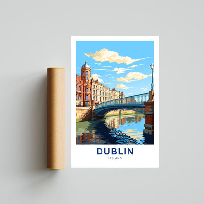 Dublin Travel Poster