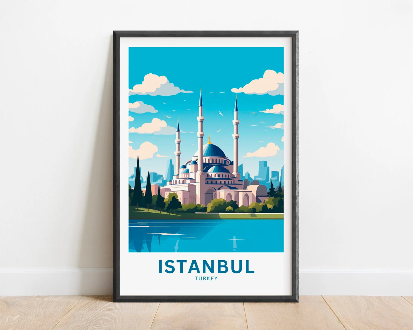 Istanbul Travel Poster