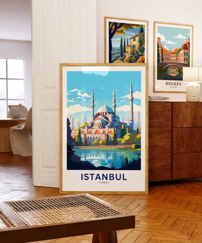 Istanbul Travel Poster