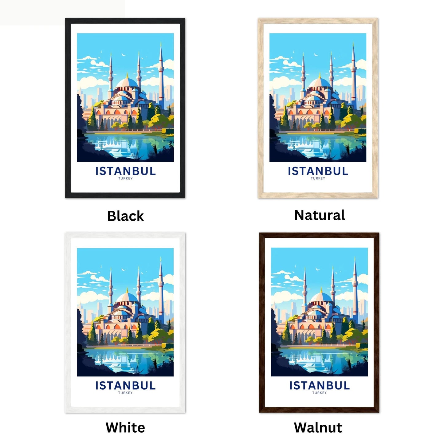 Istanbul Travel Poster