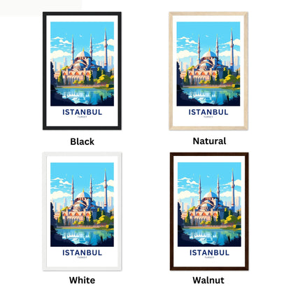 Istanbul Travel Poster