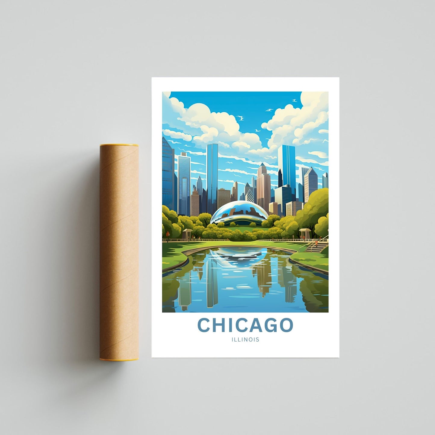 Chicago Travel Poster