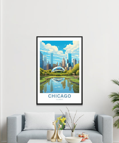 Chicago Travel Poster